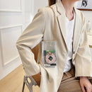 Women PVC Clear Shoulder Crossbody Bag Female Summer Phone Purse (Style 2)