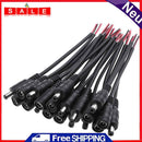 10pcs 5.5X2.1 DC M/F Male Plug for LED Strip Light Ceiling Light
