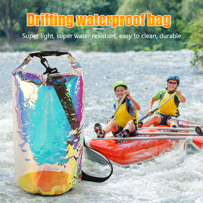 10L Waterproof Dry Sack Swimming Trekking Drifting Boating Storage Bags Newly