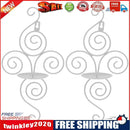 2pcs Creative Candle Holder Geometric Wall Mounted Candlestick Home Decor