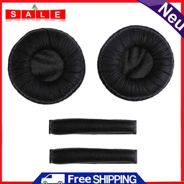 1 Pair Earphone Ear Pads with Headband Cushions for Sennheiser PX100 PX200 #OS