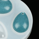 Decorate Tools Water Drop Shape Silicone Mold Crystal Necklace Pendant Mould