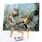 DIY Oil Paint by Numbers Hand Painted Squirrel Drawing Kit Coloring Picture