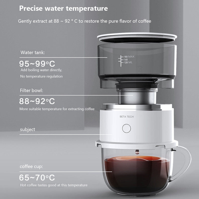 ABS Coffee Beans Automatic Grinder Household Portable Coffee Grinding Machine