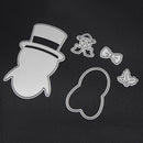 Penguin Punches Stencil DIY Scrapbook Embossing Card Paper Craft