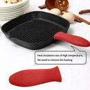 Pot Holder Cast Iron Hot Skillet Silicone Handle Cover Potholder A3W8 C2L5