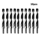 10pcs High Carbon Steel Straight Shank Twist 3 Brad Point Drill Bits (3mm) Newly