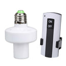 Electronic E27 Remote Lamp Socket Lamp Holder For Home Office