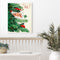 Tree Santa Frameless Picture Oil Paint By Numbers Hand Painted Picture for Home