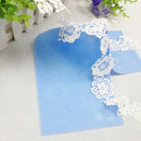 40cm Flower Lace Silicone Mold Cake Border Fondant Mat Mould Baking Soap Craft
