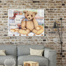 DIY Diamond Painting Kits Full Round Drill Cartoon Bear Mosaic Home Decoratio