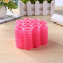 12pcs Self Grip Hair Rollers Hairdressing Home Use DIY Hair Curlers (24mm) Newly