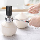 2Pcs/Set Stainless Steel Coconut Shell Opener Puncher Rubber Hammer Kitchen tool