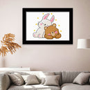 25x20cm DIY Cross Stitch 11CT Stamp Kit Needlework (Sleeping Animals)