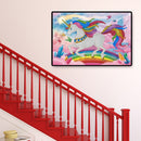 5D Rainbow Horn Horse DIY Part Drill Special Shaped Kit Diamond Painting Craft