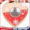 Christmas Love Heart Candlestick Wooden Candle Holder Desktop Decoration
