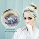 Women Silk Scrunchy Multicolor Hair Band Ties Hair Styling Tools (White) Newly