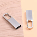 Metal USB 2.0 Flash Drive 8GB/16GB/32GB/64GB/128GB Key Ring U Stick Pendrives