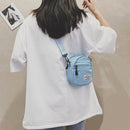 3pcs Women Canvas Patchwork Crossbody Bag Casual Mini Handbags (Blue)