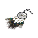 Akaddy Peacock Feathers Handmade Dreamcatcher Craft Dream Catcher Net Home Deco