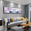 Full Round Drill Diamond Painting Swan Love Cross Stitch Embroidery Craft Decor