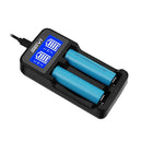 Battery Charger Adapter 2 Slot For 3.7V Rechargeable Li-Ion Batteries