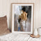 Hand Painted Oil Paint by Numbers DIY Beauty Back Drawing Wall Decoration Gift