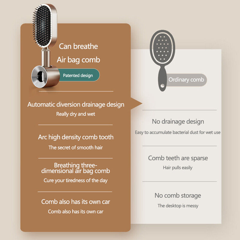 Air Cushion Comb Dry Wet Airbag Comb Hair Untangling Brush Diy Hair Styling Tool