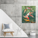 #A Carp Oil Paint By Numbers Kit DIY Acrylic Painting on Canvas Frameless Draw