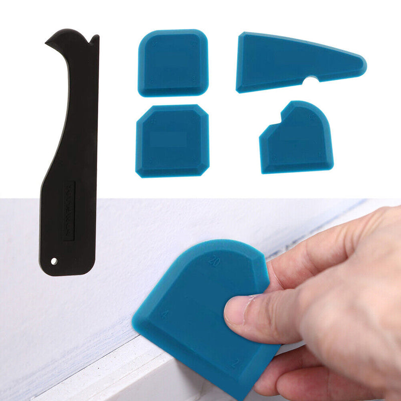 11pcs Glass Cement Scraper Remover Caulk Finisher Sealant Smooth Scraper Newly