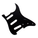 3Ply SSS 11 Holes Strat Electric Guitar Pickguard for FD (Black) Newly