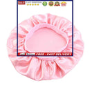 Satin Bonnet Silk Sleep Cap Adjustable Large Hair Bonnet with Elastic Soft Ba