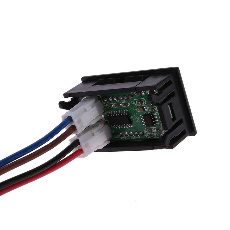 Mini 0.56in LED Digital Display DC 0-10A Ammeter Amp Panel Meter (Blue)