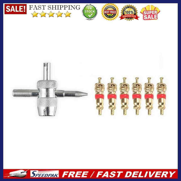 7/9cs Set Car Replacement Tire Tyre Valve Stem Core Part for Car Truck Bicycl