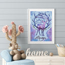 11CT Full Cross Stitch Elk Stamped DIY Kits Handmade Cotton Thread Embroidery