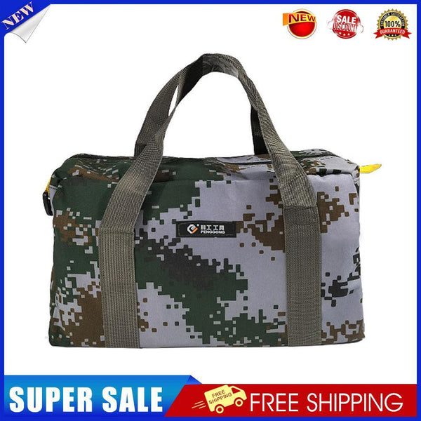 Tool Bag Camouflage Canvas Electrician Toolkit Waterproof Pouch (16 in)