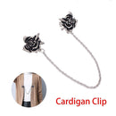 Fashion Jewelry Cardigan Clip Duck Clip Clasps Shawl Brooch Shirt Collar Clips