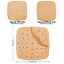 MFJUNS 200PCS Air Fryer Parchment Paper 9 Inch Square Air Fryer Liner Filter ...