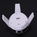 Solar Powered 360 Degree Jewelry Rotating Display Stand Turn Table LED Ligh