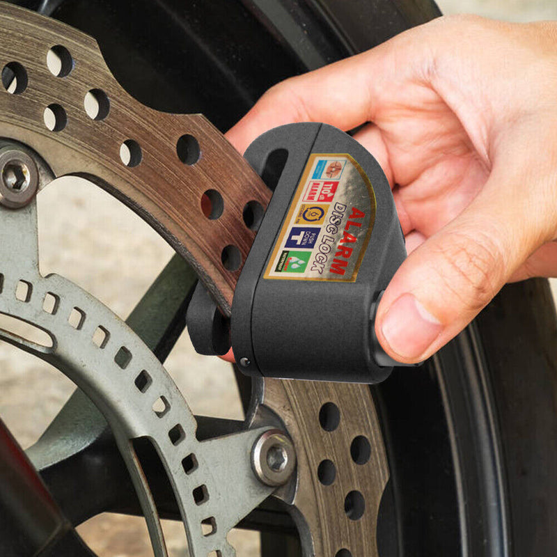 Motorcycle Bike Alarm Sound Lock Waterproof Security Anti-theft Disc Brake