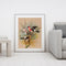 Oil Paint By Numbers DIY Bird and Flower Digital Painting Wall Art Handicra