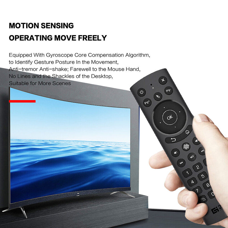 G20S PRO 2.4G Wireless Voice Fly Mouse Remote for PC Smart TV Set Top Box
