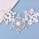 Christmas Snowflake Molds Hanging DIY Pendant Crystal Epoxy Xmas Art Props