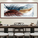 5D Diamond Painting Feather Full Round Mosaic Picture DIY Home Decor 80x40cm