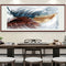 5D Diamond Painting Feather Full Round Mosaic Picture DIY Home Decor 80x40cm