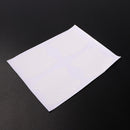 4pcs Carbon Fiber Car Exterior Door Handle Cup Protector Stickers (White) Newly