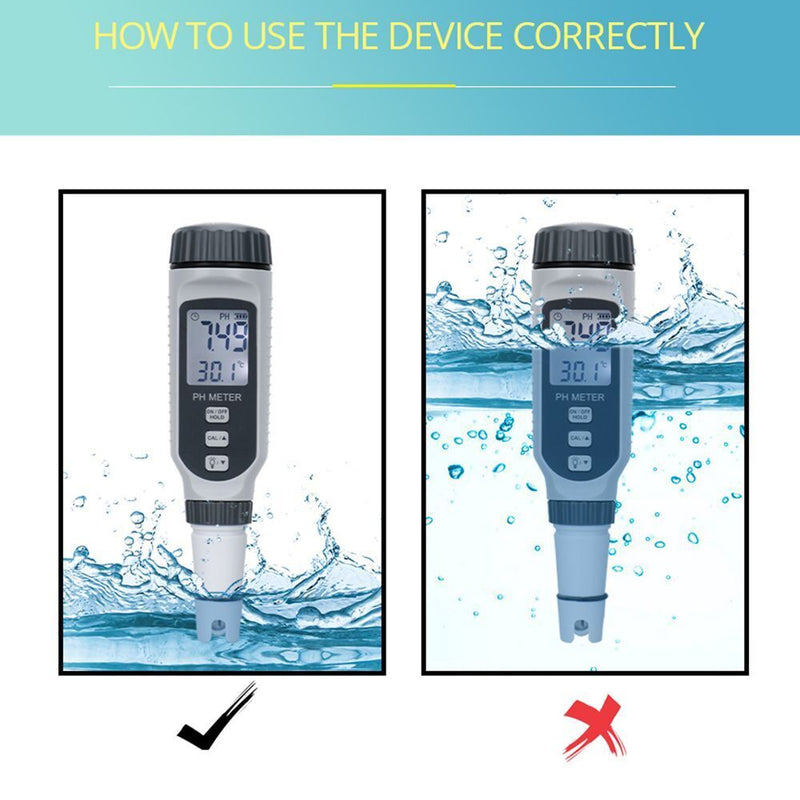 Water PH acidity meter Pen Type PH Meter PH Water Quality Tester Acidometer