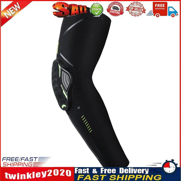 1pc Sports Arm Guard Compression Sleeves Elbow Protective Pad (Black XL) Newly