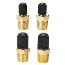 5x2pcs 1/4in Brass Tire Tyre Air Compressor Tank Fill Valves