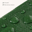 Women Nylon Woven Top-handle Bag Lady Large Capacity Handbag (Green L)